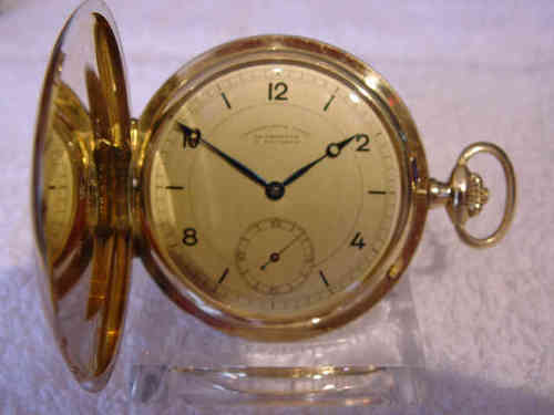 Goldsavonette  Deutsche Uhrenfabrikation Union  Glashütte i. Sa. (Nr. 86425)